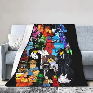 Funny Comfy Polyester Blanket Forsaken Character Flannel Blanket Winter Warm Soft Throw Blanket for Children Home Decor Print Bedspread Sofa Bed Cover The Ultimate Present