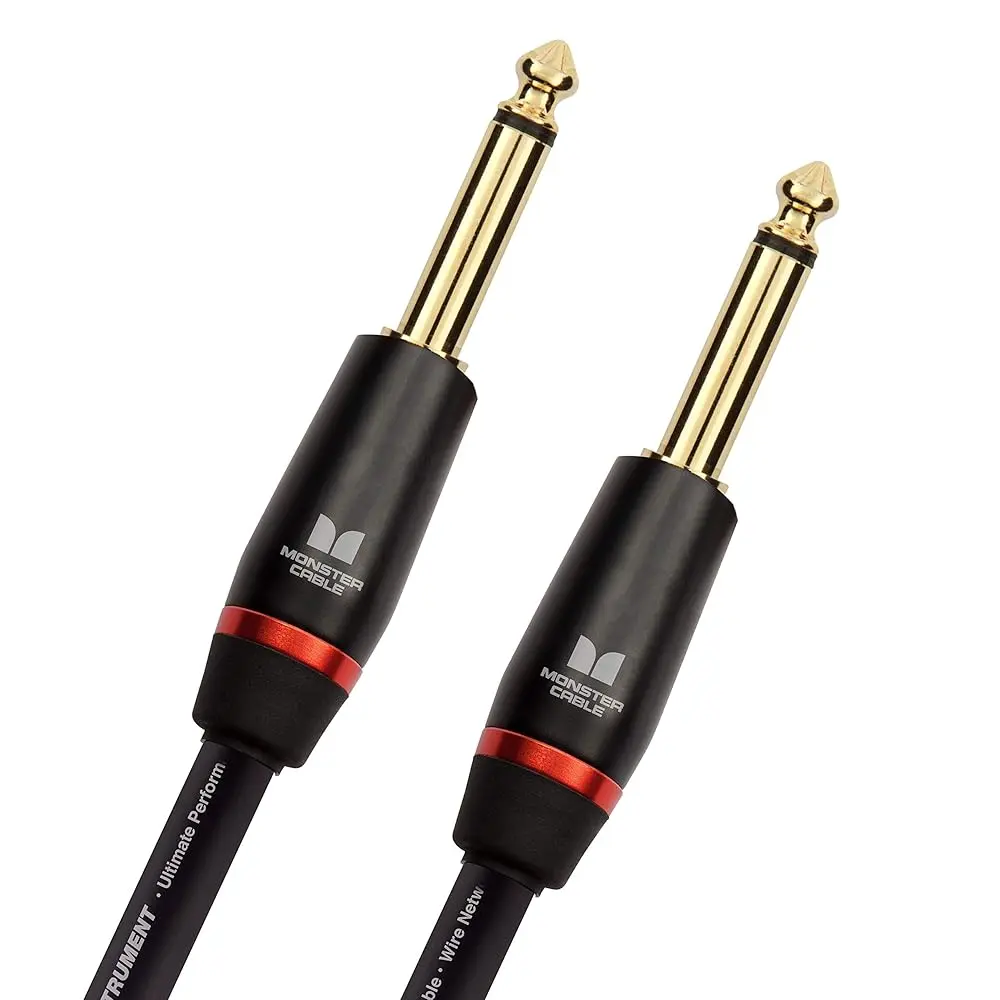 Monster 21 ft Bass Guitar Cable with 95% Copper Shield for Bass Guitar Amp