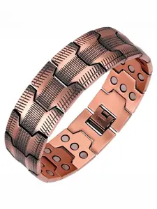 Men's copper bracelet, super strong magnetic bracelet, adjustable Black Friday Christmas Thanksgiving