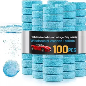100 Car  Windshield Washer Wiper Fluid Concentrated Tablets Removes Stains