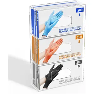 Glove Holder for Wall Mount:  Gloves Box Holder,  Disposable Rubber Latex Glove Dispenser