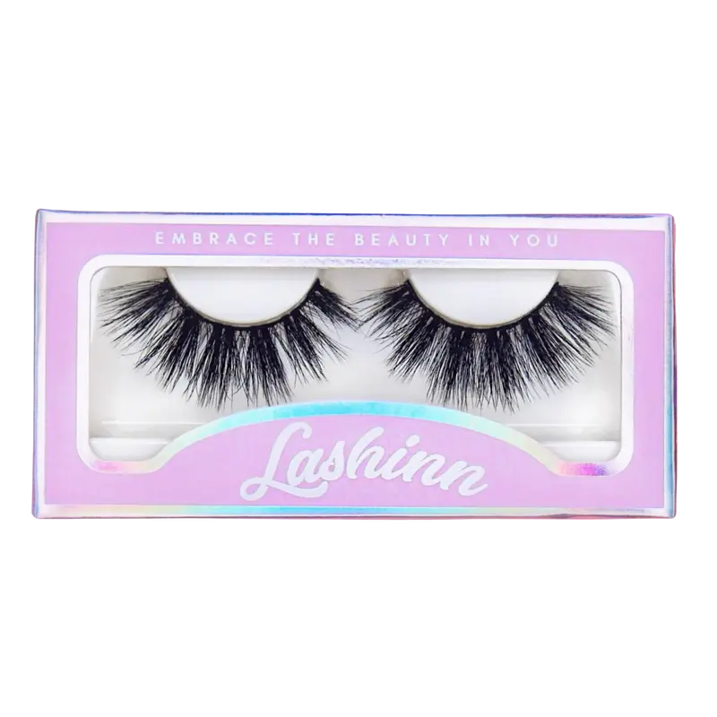 Lashinn Heiress Strip Lashes – 20X Reusable 3D Wispy Siren Cat Eye Bold False Eyelashes