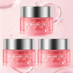 PDRN Pink Collagen Capsule Cream I Pink Boba Cream I SODIUM DNA,Niacinamide for Uneven Skin Tone, Glow Hydration Daily skincare products