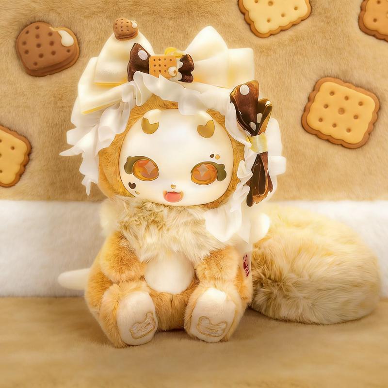 BoBoCo V1-Cute Fluffy Plush Toy. plush blind  box.  Glue Face Plush Toy. Sweet Plush doll. .Unique Design for Collectors and Fans of the Series Blindbags Random Surprise Set