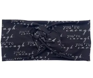 You're Enough - Black Headband