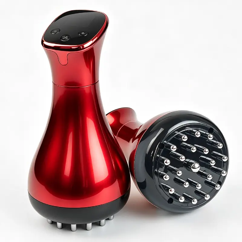 Electric Massager Brush heat Vibration GuaSha Body Massager Body Scraping Massage Comb Muscle Relaxing Massager Edema Removal Scraper deep tissue back massager sohochic BackToSchool tiktokshopbacktoschool