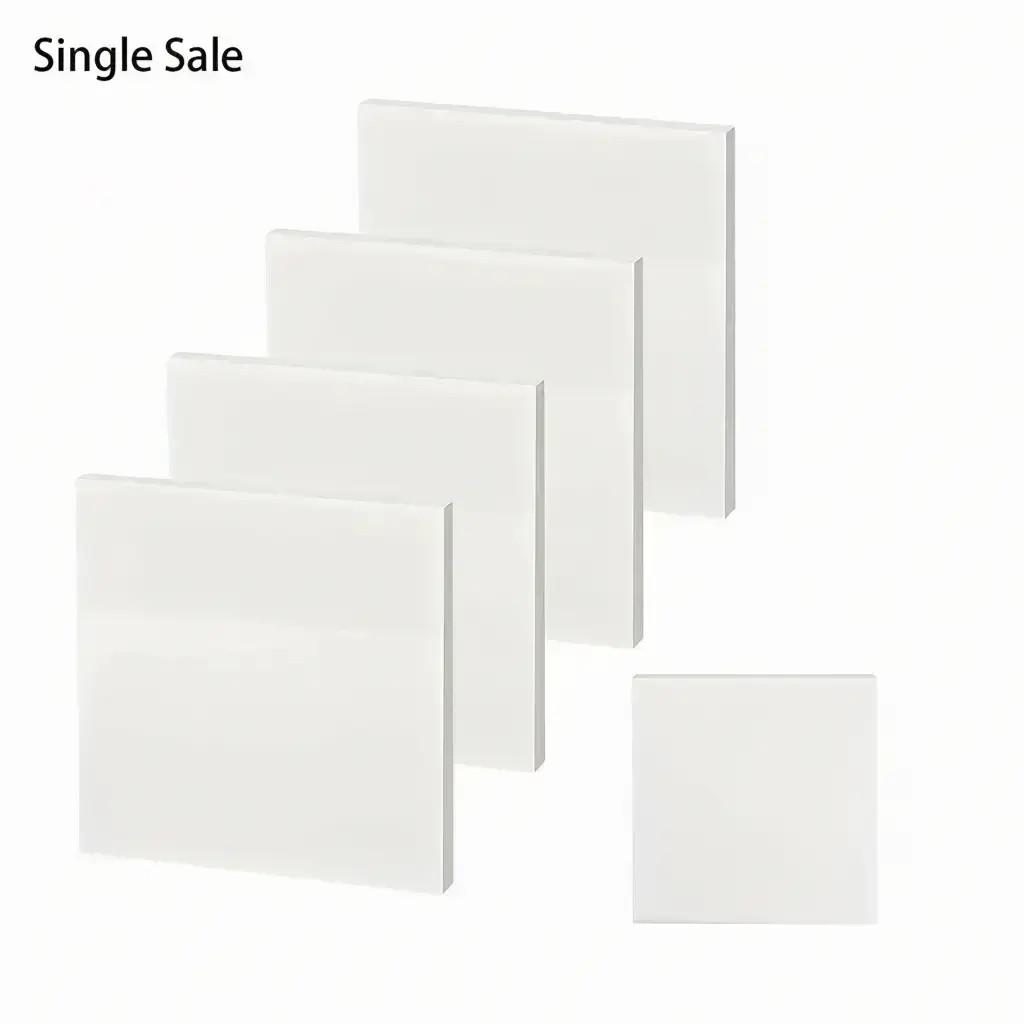 Transparent Sticky Note Pad, 50sheets Clear Square Sticky Labels Memo Pads, Stationery Kit Sticky Note Pads, Office Stationery & Supplies, Halloween Gift, Popular Items, Teenage Girl Gifts, Adhesive Stickers