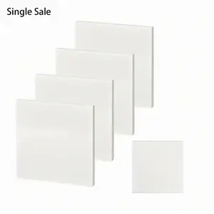 Transparent Sticky Note Pad, 50sheets Clear Square Sticky Labels Memo Pads, Stationery Kit Sticky Note Pads, Office Stationery & Supplies, Halloween Gift, Popular Items, Teenage Girl Gifts, Adhesive Stickers