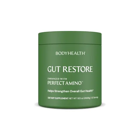 BODYHEALTH Gut Restore De-Bloat Non-Dairy Colostrum Supplement - Gastrointestinal Health, Bloating Relief, Gut Cleanse, Candida Cleanse Support - Gluten-Free, Soy-Free - 30 Servings for Women's Digestive Distress