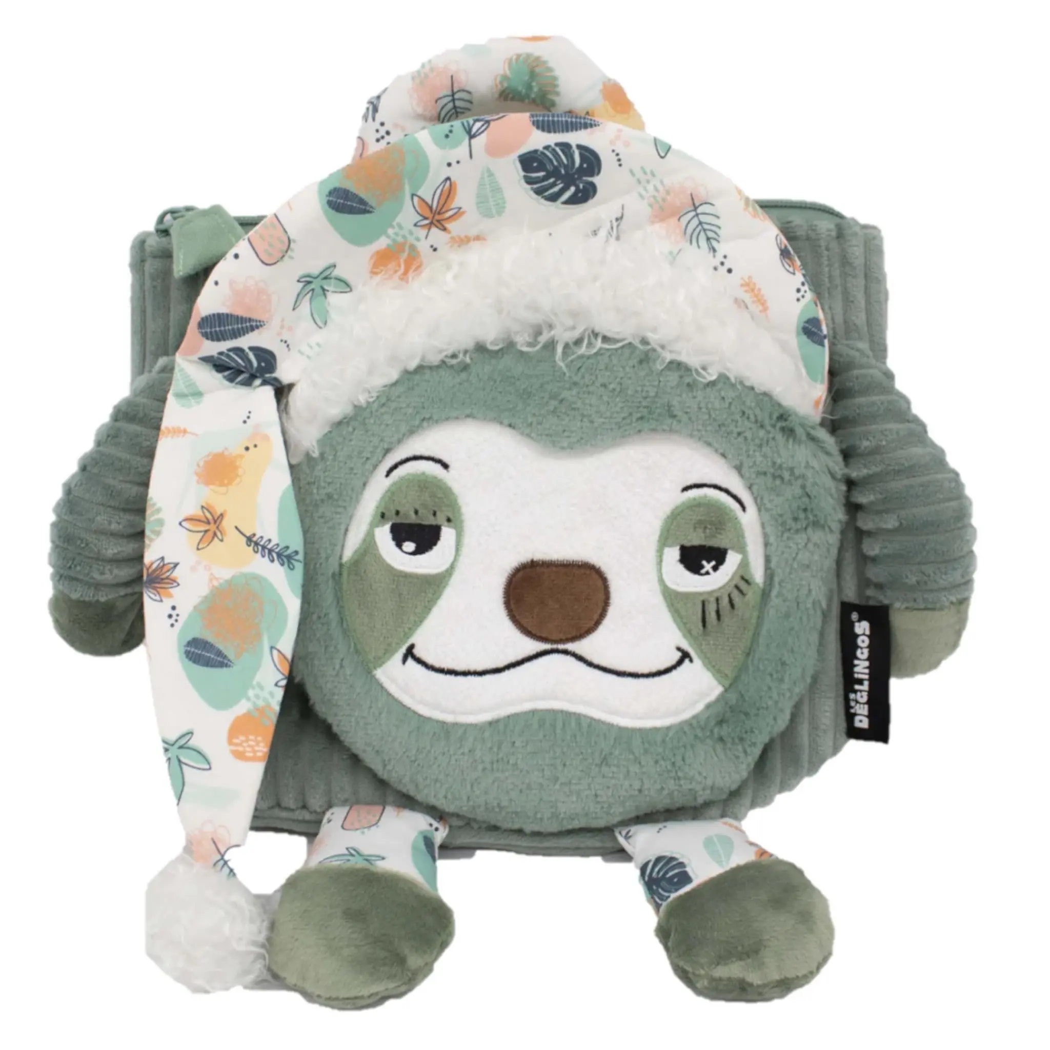 Sloth Corduroy Backpack Les Déglingos