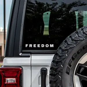 FREEDOM Car Decal – Car Sticker, Water Bottle Sticker, Laptop Conversative Sticker