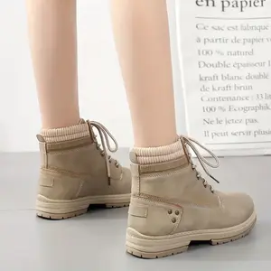 Women’s fashion non-slip mid-top hiking boots with a comfortable, breathable mesh upper, quick-drying, wide width, suitable for outdoor activities; girls’ walking shoes