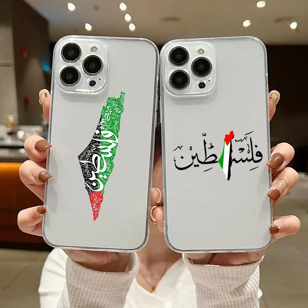 Palestine Flag Phone Case  Soft Transparent Cover Stylish & Durable New Year Gift: Fashionable Phone Case for iPhone 17 16 15 14 13 12 11– Perfect Blend of Protection and Trend