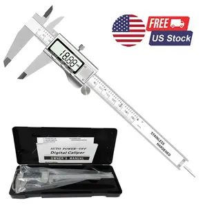 SJPACK 6" 150mm Digital Caliper Micrometer LCD Gauge Vernier Electronic Measuring Tool