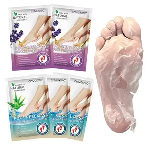 5 Pack Foot Peeling Mask,Exfoliator Peel Off Calluses Dead Skin Callus Remover,Foot Mask for Dry Cracked Feet,Foot Peel Masks for Men and Women Feet Peeling Mask for Easter Basket Stuffers Gifts