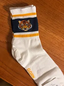 White Tiger Crew Socks
