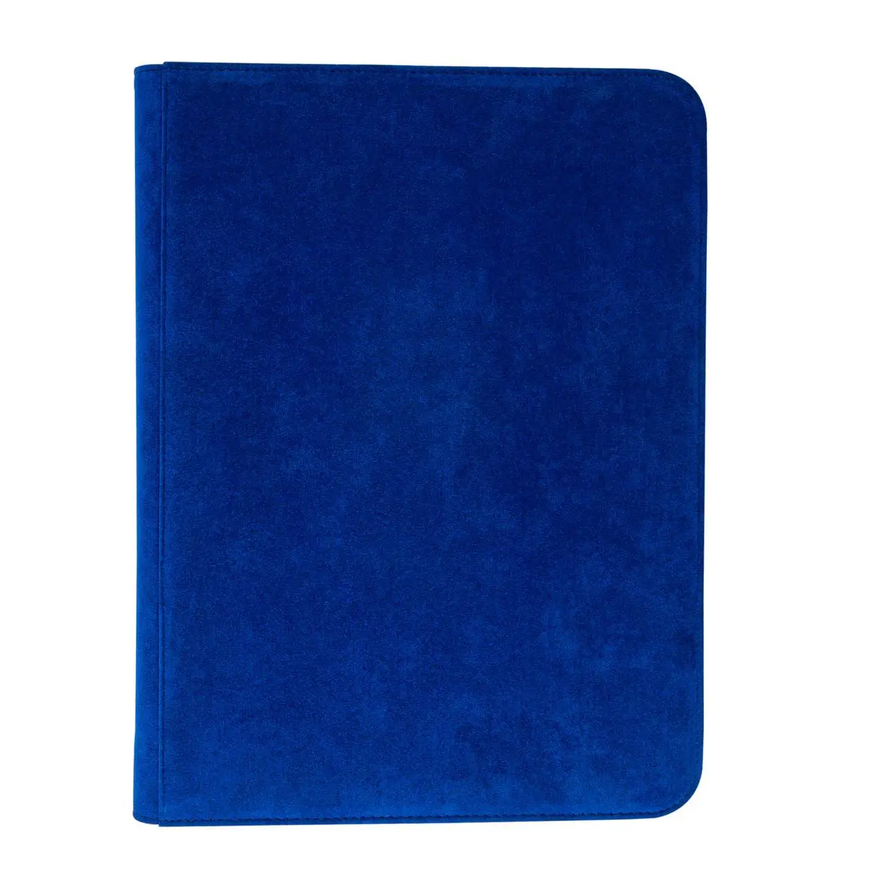 Vivid Deluxe 9-Pocket Zippered PRO-Binder, Blue - Trading Card Accessory with 9-Pocket Pages, Low-Friction Backing, Padded Cover, Holds 360 Cards in Deck Protector Sleeves