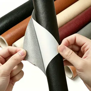 20x54 Inch Self-Adhesive Leather Repair Patch, Waterproof & Cuttable PVC Patch for Couch, Chair, Car Seat & Furniture Repair