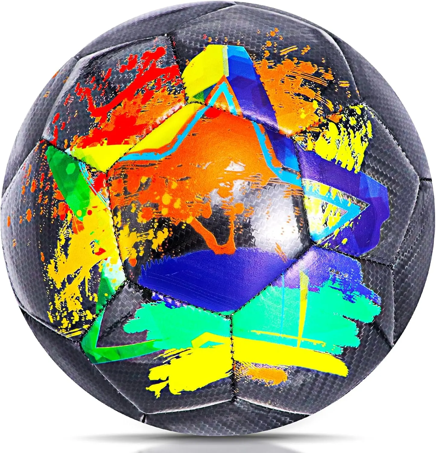 Size 4 Soccer Ball, Durable Long-Lasting Construction Soccer Balls for Kids Teens Boys Girls Youth Soccer Players Skill Practicing Training Gifts match football