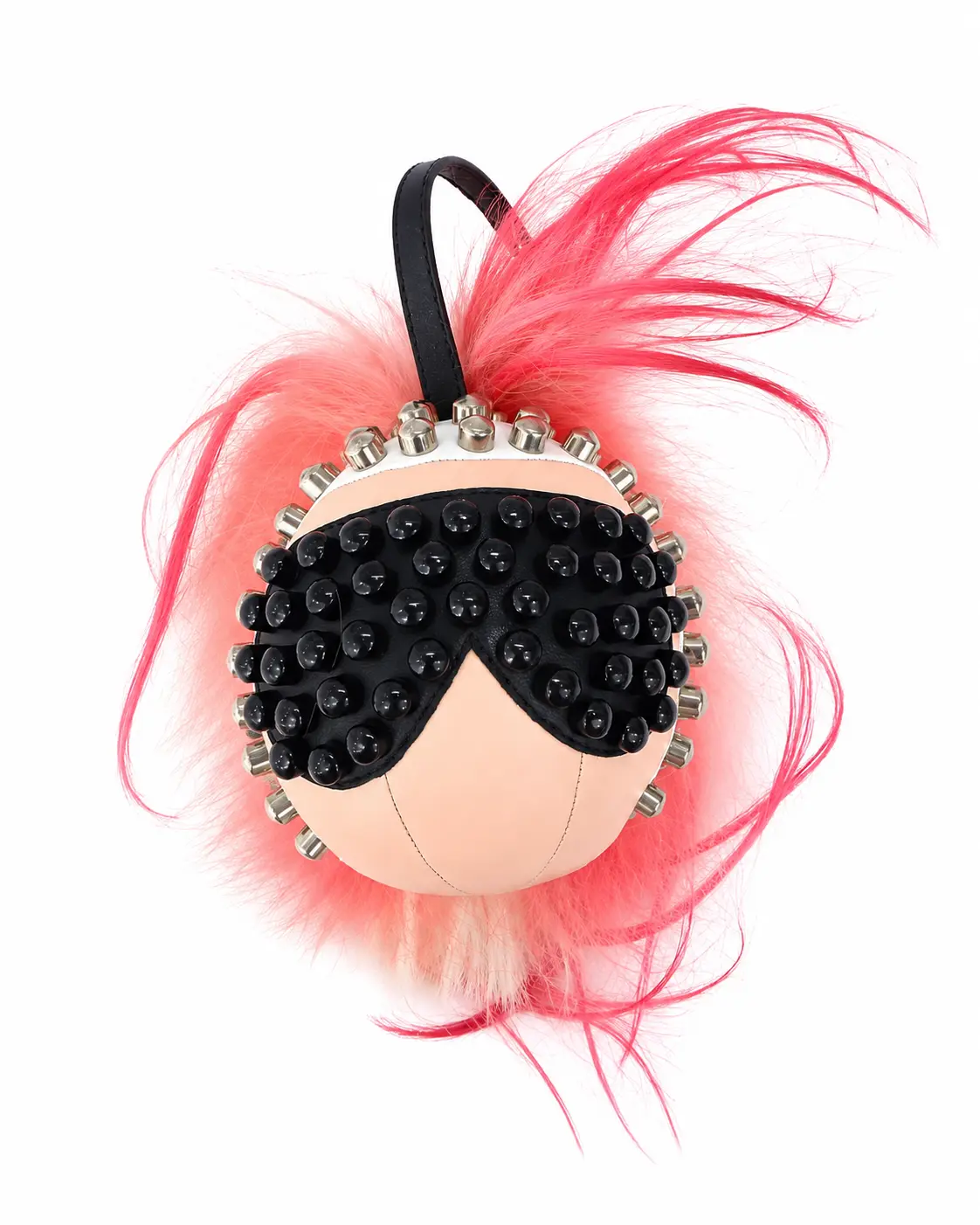 Pre-owned FENDI fur Bag Accessories Bag Charm 21604867
