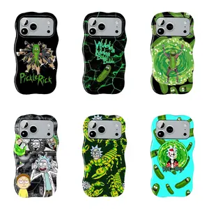 Popular Cartoon Scientist "Rick and Morty" Phone Cases — Compatible with iPhone 11–17 Pro Max/Plus Series and Samsung Galaxy S23– Series. Featuring vibrant colors, they offer comprehensive protection.
