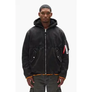 Purple X Alpha Industries Bomber