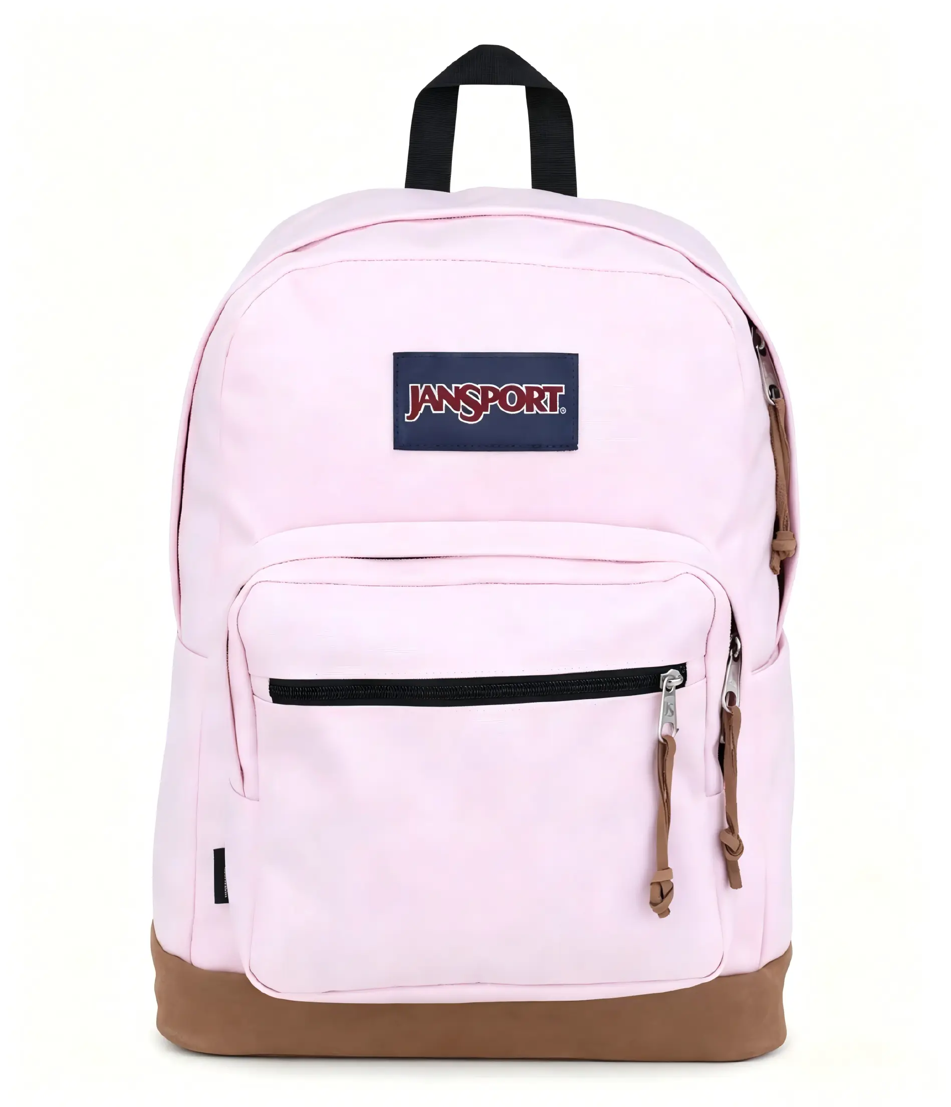 JanSport Right Pack Backpack - Durable sports and leisure day backpack with a spacious main compartment and built-in water bottle pocket.Pink Ice