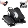 Sweetcrispy Under-Desk Elliptical Machine - Ergonomic Low-Noise Compact Mini Pedal Exerciser for Adults, 12 Adjustable Speed Levels, LED Display, Forward+Reverse Rotating Motion, Cardio Leg Fitness for Home/Office
