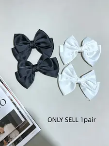Solid Color Bowknot Design Shoes Decorations, Cute Shoes Jewelry for Women & Girls, Fashionable Shoes Decorations for Clogs, Shoes Diy Accessories, Croc Jibbitz