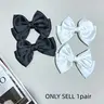 Solid Color Bowknot Shoe Charms, Cute Shoes Jewelry for Women and Girls, Fashionable Shoes Decorations for Clogs, Shoes DIY Accessories, Shoe Decor Accessory