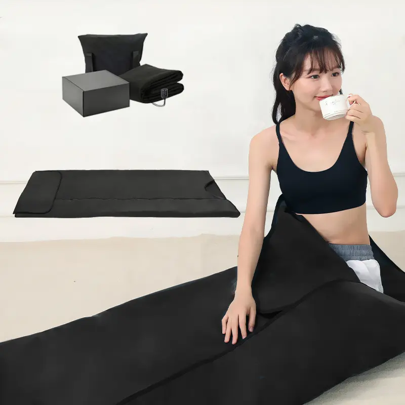 Sweat Out Toxins at Home! OxfordSauna Portable Far Infrared Sauna Blanket - Adjustable Temp 95 - 176°F, 5 - 60 Min Timer