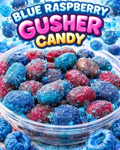 Sour Blue Raspberry Gushers