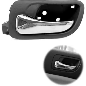 Interior Door Handle Front Driver Side, Compatible with 2003 2004 2005 2006 2007 Honda Accord, Replacements 72160SDAA02ZA, 72160SDAA02ZC, 79542, Black