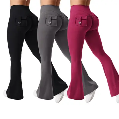 Aerie Flare Pants Peach Color TikTok Shop