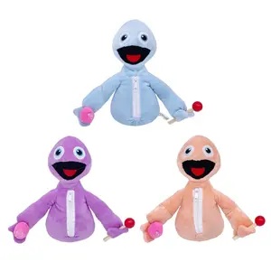 Adorable Smiling Drum‑Monster Plushies, Sound‑‑Free Funny Game‑Style Doll Collection gift
