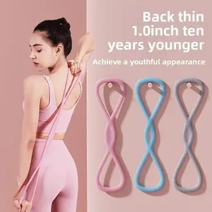 Figure 8 Fitness Resistance Band for Women & Men, Elastic Exercise Bands for Arms Chest & Back, Chest Expander & Yoga Gym Workout