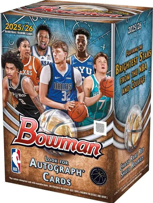 2025-26 Topps Bowman Basketball Blaster Box