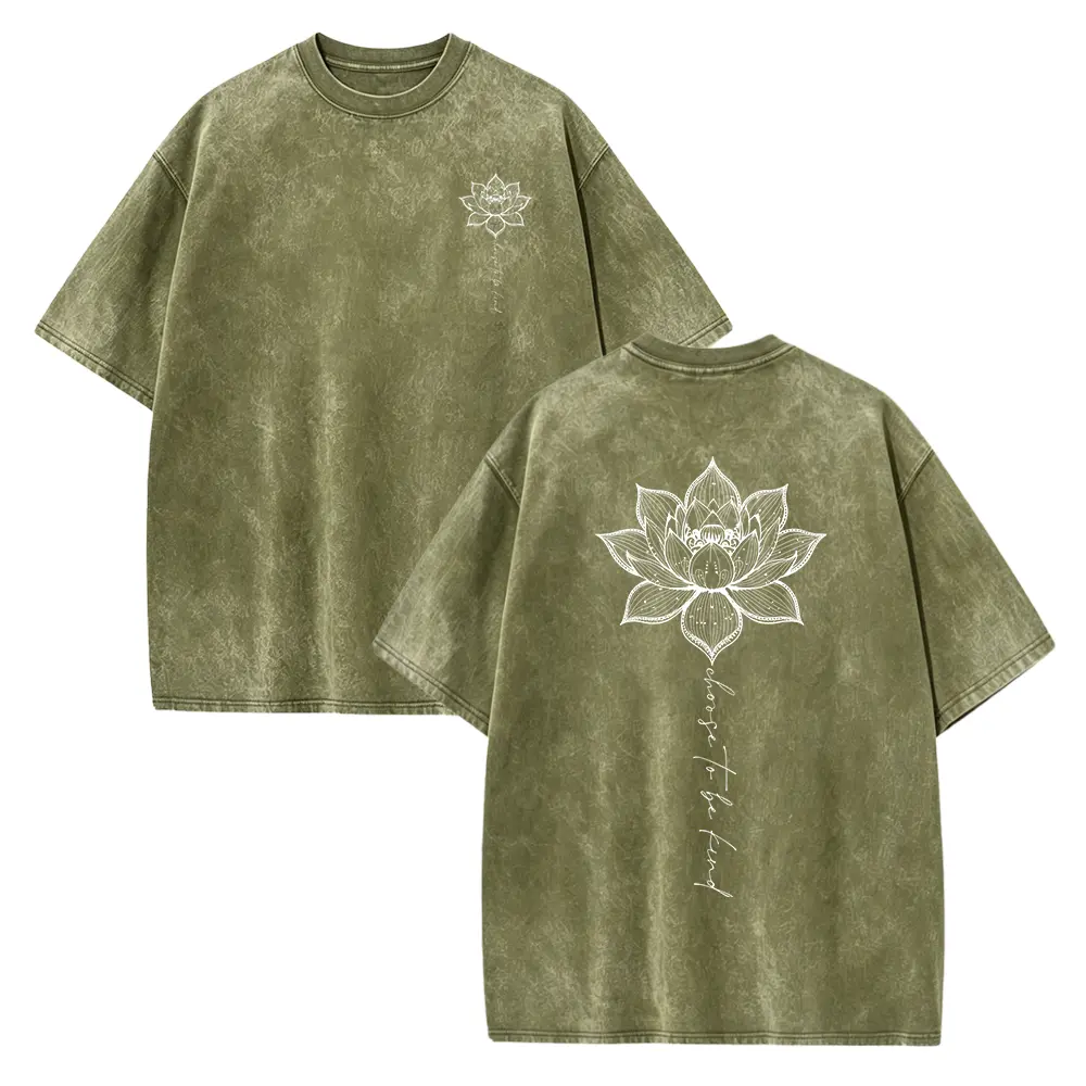 Boho Lotus Mandala Shirt - Choose To Be Kind Tshirt - Cute Flower Mandala Graphic Tee - Yoga Gift For Her - Meditation Gifts