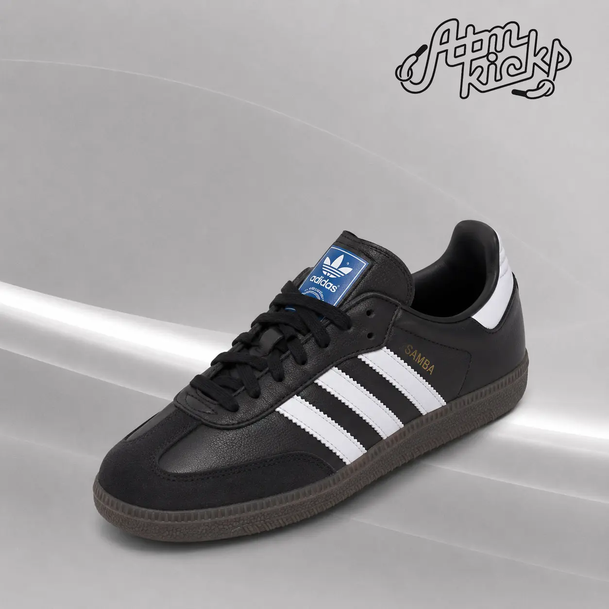Adidas Samba OG Black White Gum (GS) IE3676 Authentic Shoes Footwear Sneaker Trainer Comfortable Walking Fashion Trending Gift
