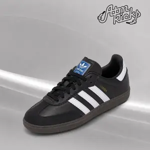 Adidas Samba OG Black White Gum (GS) IE3676 Authentic Shoes Footwear Sneaker Trainer Comfortable Walking Fashion Trending Gift