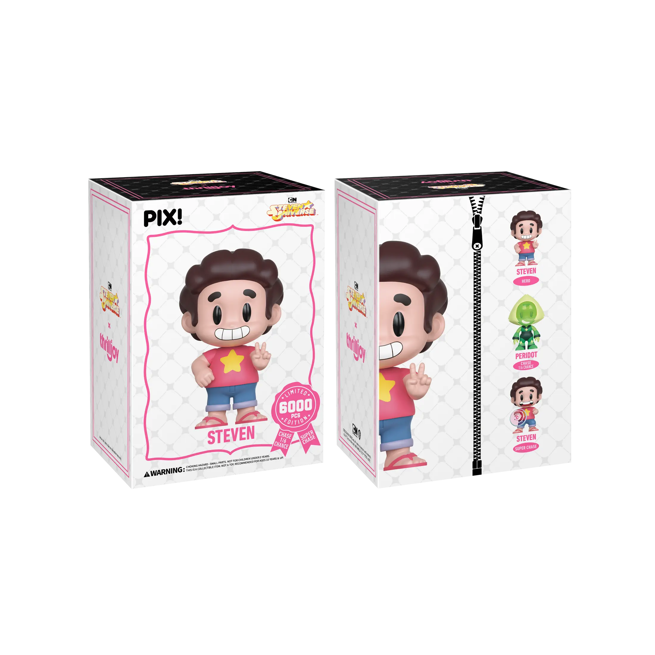 Thrilljoy PIX! Steven Universe Steven LE 6000 Collectible Blind Box Vinyl Figure