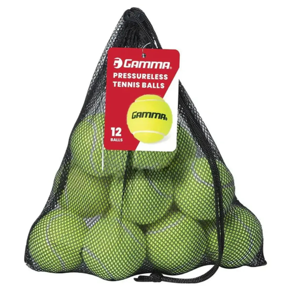 Gamma Pressureless Tennis Balls - Bag (12 Balls)