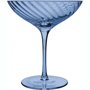 Godinger  Infinity Blue Coupe Glass