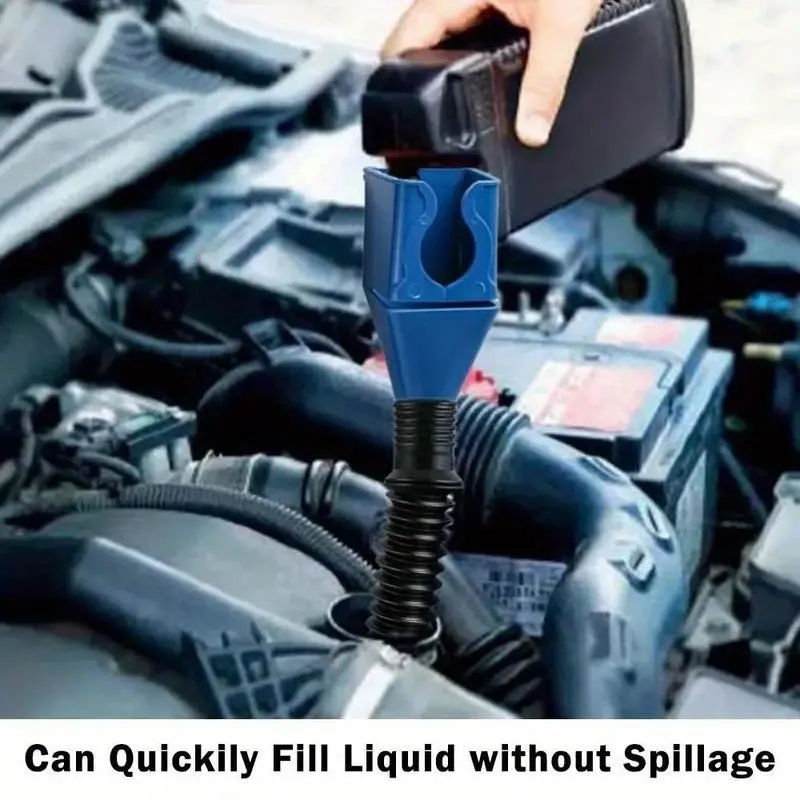 3PCS Oil & Gas Funnel Set, Portable Foldable Automotive Maintenance Tools for Quick Spill-Free Liquid Filling & Easy Car Repair