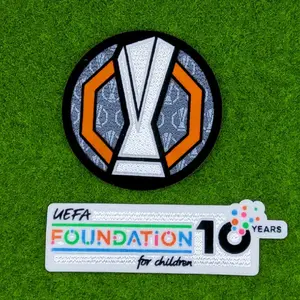 25/26 Uefa Europa League Sleeve Badge Iron-On Patch Set