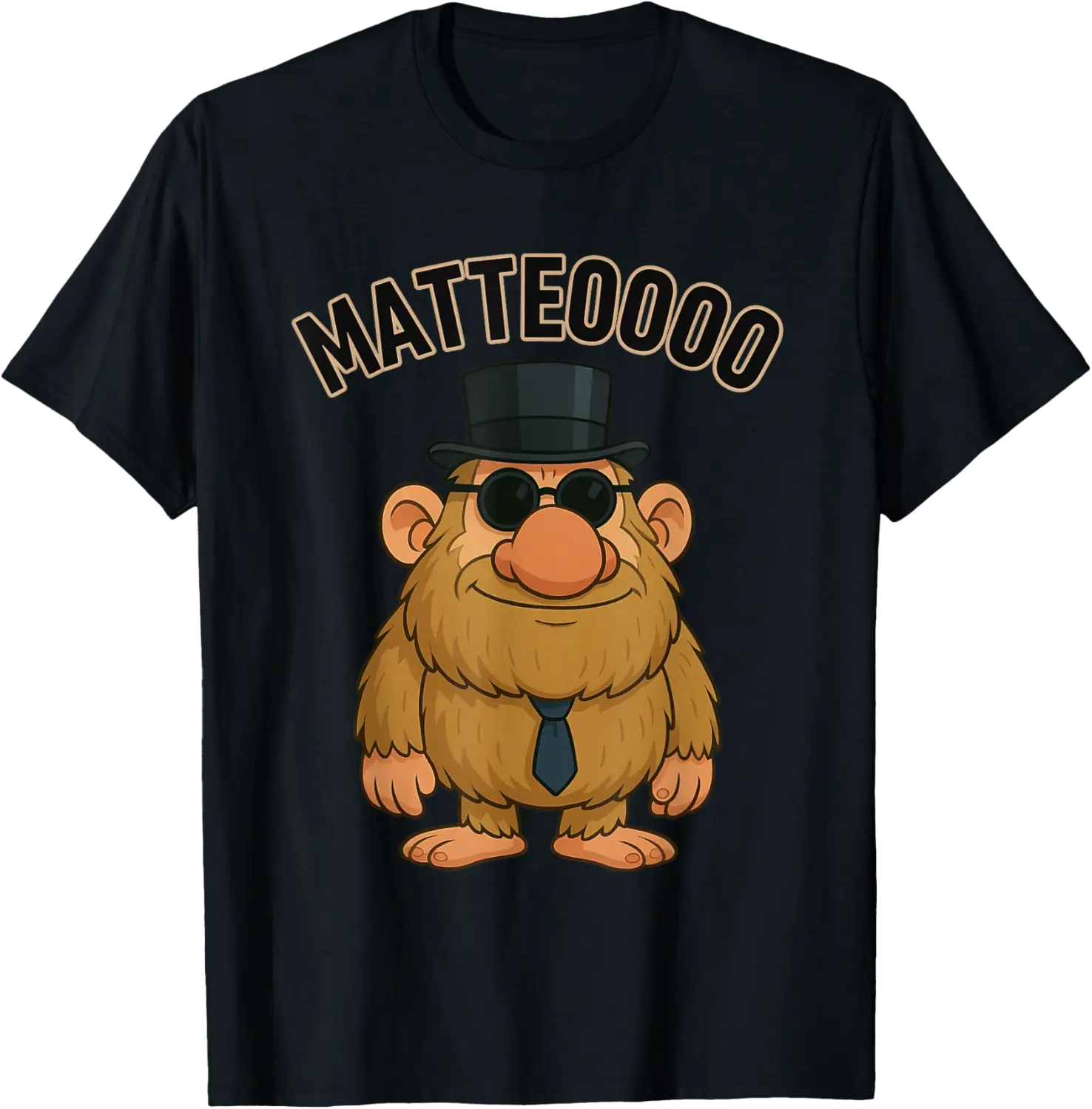 Matteo Mateo - Italian Brainrot Meme Matteooo Viral T-Shirt - Nestorporas Shop 64B0F8ZWZ4K1