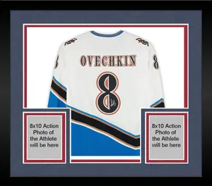 Framed Alex Ovechkin Washington Capitals Autographed 2005 White Screaming Eagle Mitchell & Ness Replica Jersey - Fanatics Authentic Certified