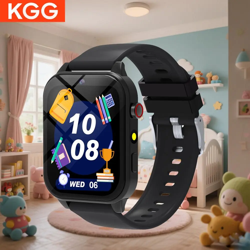 KGG Kids Game Smart Watch , Plastic 1.83 Inch HD Touch Screen 18 Games Sleep Monitoring Camera Alarm Clock Children Boys Girls Gifts Multifunctional Watch Smartwatch Waterproof Smart Watch