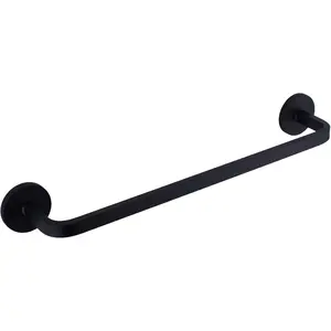 Magnetic Towel Bar for Refrigerator, Magnetic Towel Holder Towel Hook Hanger for Fridge, Kitchen Stove, Oven, Dishwasher, Sink Laundry Washing Machine Black 1 Pack