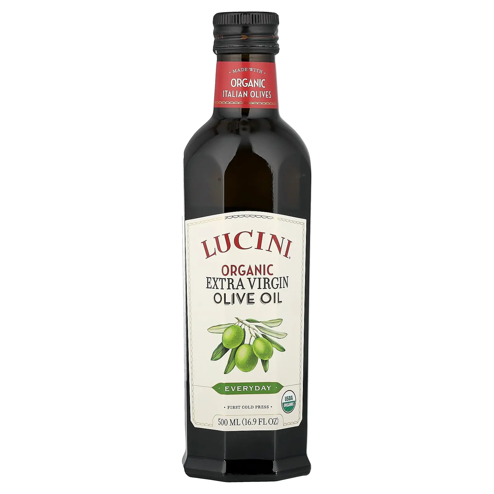 Lucini Everyday, Organic Extra Virgin Olive Oil, 16.9 fl oz (500 ml)